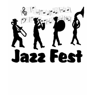 Jazz fest Marching People zazzle_shirt