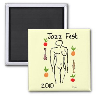 Jazz Fest Matisse Style magnet