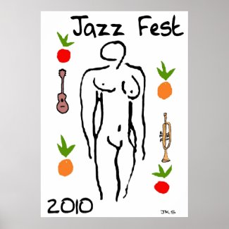 Jazz Fest Matisse Style print