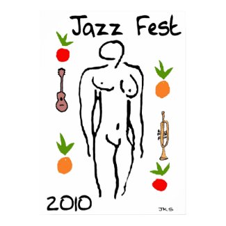 Jazz Fest Matisse Style print