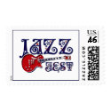 JAZZ FEST postage by dgpaulart JAZZ FEST postage