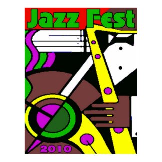 Jazz Fest Poster 2010 print