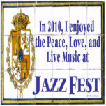 Jazz Fest Tile Mural 2010 Acrylic Cut Out