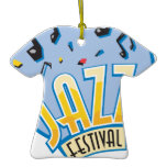 jazz festival design christmas tree ornaments