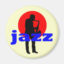 Jazz Fridge Magnets