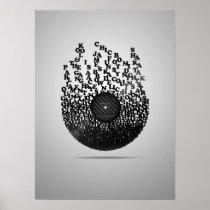 Jazz funk vinyl poster