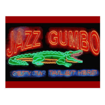 Jazz Gumbo Post Cards