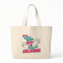 Jazz Hands! Tote Bags