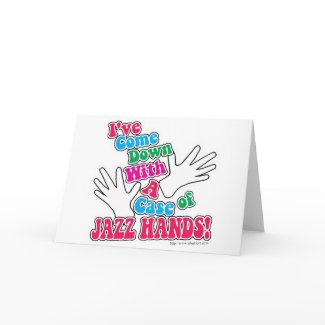 Jazz Hands! card