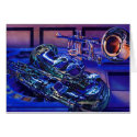 "Jazz In Blues" Musical Instruments Watercolor cards