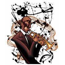 Jazz Ink T-Shirt by E_A_Richburg Jazz Ink T-Shirt