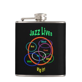 Jazz Lives Flask