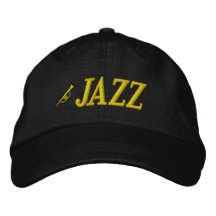 Jazz Music Embroidered Hat