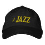 Jazz Music Embroidered Hat