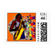 JAZZ MUSICIAN postage