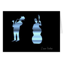 Jazz n°1 Card by louisegauloise Jazz n°1 Card