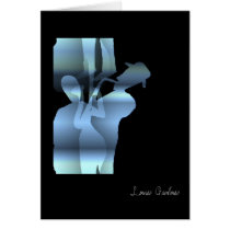 Jazz n°2 Card by louisegauloise Jazz n°2 Card