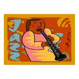 Jazz Oboe Player print