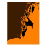 Jazz Orange Post Card