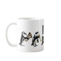 Jazz penguin mug by pengcognito Jazz penguin mug