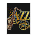 JAZZ POSTCARD