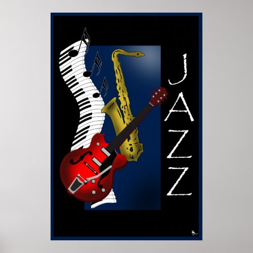 Jazz Poster print
