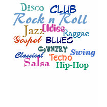 Jazz, Raggae, Hip-Hop  ( Ladies Spaghetti Top) t-shirts