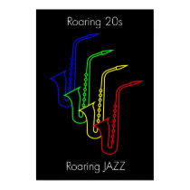 JAZZ - Roaring 20s - Roaring JAZZ posters