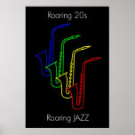 JAZZ - Roaring 20s - Roaring JAZZ Poster