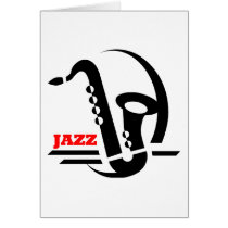 Jazz Sax cards by jazzbluesboutique Jazz Sax cards
