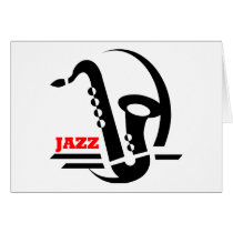 Jazz Sax cards by jazzbluesboutique Jazz Sax cards