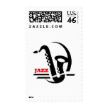 Jazz Sax Stamp