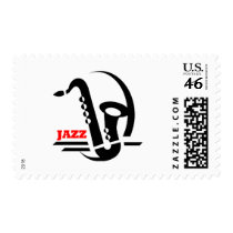 Jazz Sax Stamps