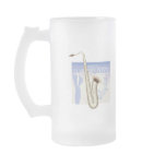 jazz saxaphone design mugs
