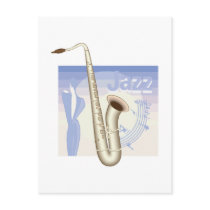 jazz saxaphone design postcards by geekme jazz saxaphone design postcards