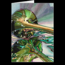Jazz Shine Blank Note Card