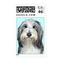 Jazz, the Bearded Collie Postage