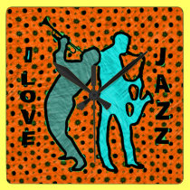 Jazz Wall Clock wall clocks