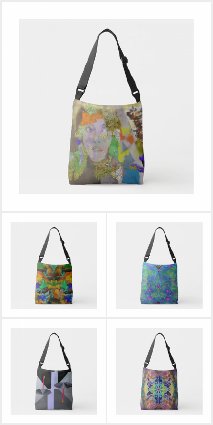 Jazzy Abstract Tote Bags
