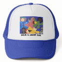 Jazzy Blues, HAVE A JAZZY DAY hats by CoCo_Designz Jazzy Blues, HAVE A JAZZY DAY hats