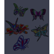 JAZZY BUTTERFLIES t-shirts