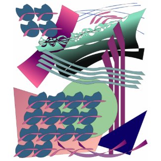 Jazzy Digital Abstract Painting shirt