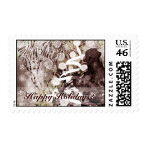 luminaart, byluminaart, christmas, new year, christmas postage, custom postage, modern, funky, chic, postage, new year's day, Stamp with custom graphic design