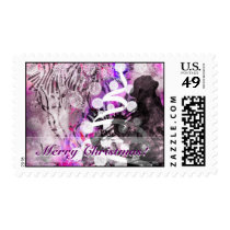 luminaart, byluminaart, christmas, new year, christmas postage, custom postage, modern, funky, chic, postage, new year&#39;s day, Stamp with custom graphic design