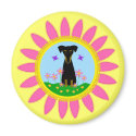Jazzy in Spring magnets by totallypainted Jazzy in Spring magnets