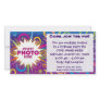 jazzy party swirls photo card template