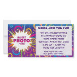 jazzy party swirls photo cards