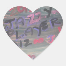JAZZY PLAYERS ONLY STICKERS