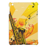 Jazzy Saxophone Beams Of Music Case For The iPad Mini