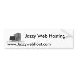 Jazzy Web Hosting Bumper Sticker